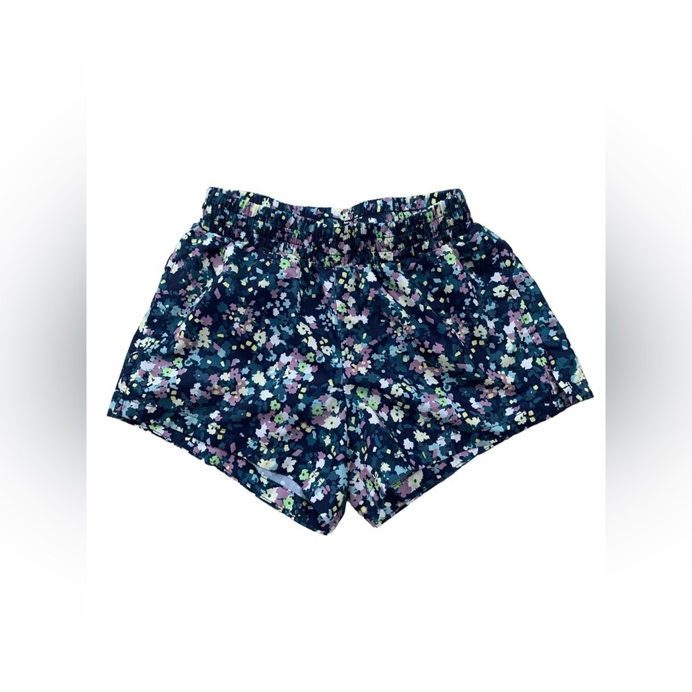 Old Navy Size M, 8, Go-Dry Cool Run Shorts in Sea-Blue Floral